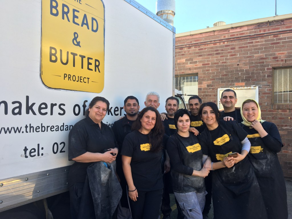 Hilton Effect Foundation grantee in action: Australia's The Bread & Butter Project trains asylum seekers and refugees in baking skills to support their resettlement and help them gain employment.